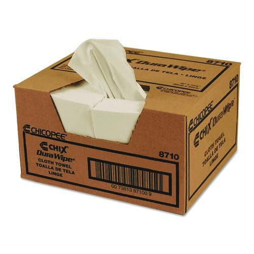 DuraWipe General Purpose Towels, 12 x 13 1/2, White, 400/Carton
