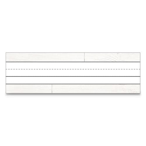 Nameplates, 9 1/2 w x 2.88 h, White, 36/PK