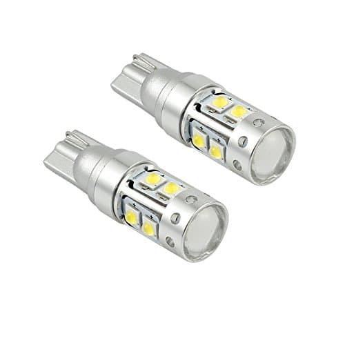 Vinteam 2PCS 50W 6000K CREE W5W T10 501 Car Bulbs LED Wedge Interior Side Light White