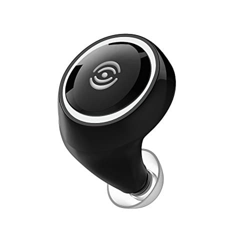 Bluetooth Earphones,Ecnaka Wireless Invisible Bluetooth Earphones,Mini In Ear Earphones Up to 10 Hours Battery Life, Car Bluetooh Earbuds with Mic Support Hands-free Calling For iPhone Samsung LG and Most Smartphones (Black)