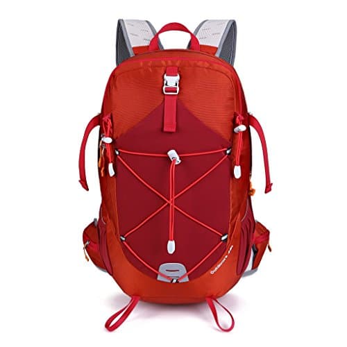 Xuan - worth having Climbing Team Outdoor Leisure Fashion 35L Shoulder Men And Women ( Color : Red )