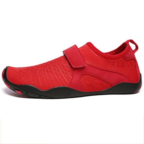 Blue / Gray /Red Swimming Shoes High Elastic Cloth Upper + Non-slip Rubber Outsole Barefoot Diving Snorkeling Shoes Male And Female Models Beach Shoes Fast Drying Breathable Treadmill Shoes Indoor Yoga Shoes Socks In Water Surf Shoes ( Color : Red , Size : CN37-38 )