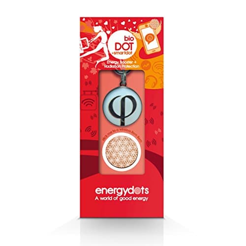 Energydots BCW bioCLIP + free smartDOT, bioCLIP pack, Personal energy protection &amp; booster. Plus powerful EMF protection for mobiles, wireless, PC etc. Retune energy emissions from any device. (White)