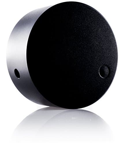 Hifi Lab Potentiometer-Knob Aluminium solid 48x26mm Pot Knob Alu Control Rotary Switch 6,35mm shaft Audio black