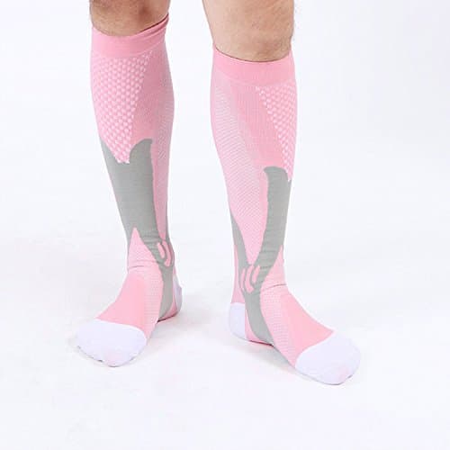 Compression Socks Stockings for Women Men Running Provide Excellent Relief to Muscle Soreness Varicose Veins FUCNEN Sport Compression Sock Help Speed Recovery Blood Circulation Less Tired Great Socks for Sports Work Flight Pregnancy