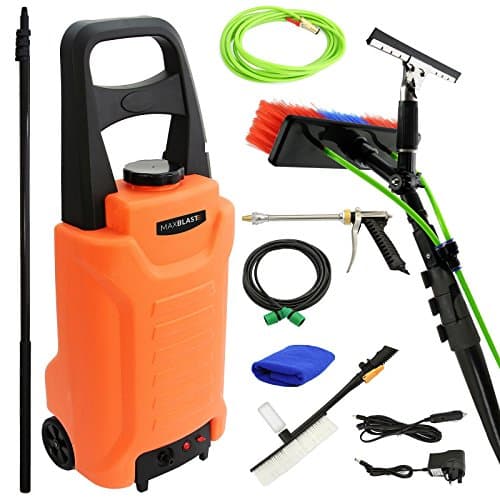24ft Water Fed Cleaning Pole &amp; 30L Water Trolley Cleaning System / Window Cleaning / Car Washing Kit &amp; Accessories
