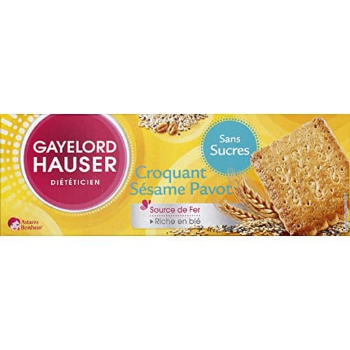 Gayelord Hauser - Croquant au sésame et pavot, sans sucres - Le paquet de 156g - Price Per Unit