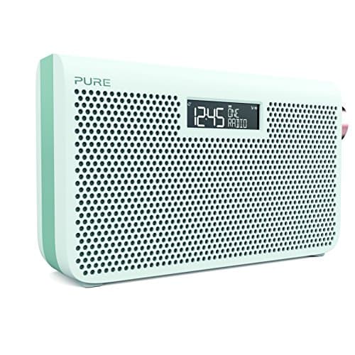 Pure One Maxi S3s Portable Digital DAB/DAB+ and FM Radio with Alarm - Jade White