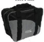 Aurora Soft Pack Combo Bowling Ball Bags - Ball/Shoes - Black &amp; Gray