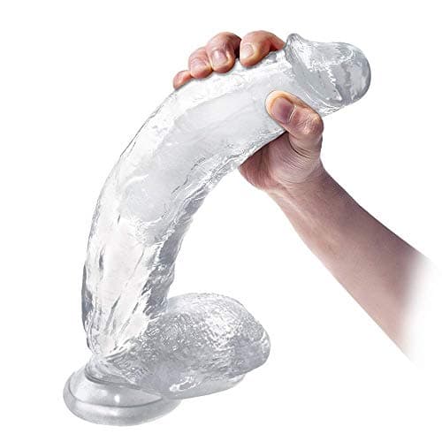 Smooth Crystal Glass Training Stick for Women Men Beginners with Huge Big Size