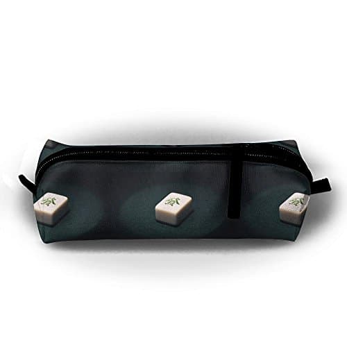 EWFBVa Durable Zipper Stationery Bag The Dragon Of Chinese Mahjong Big Capacity Pencil Case