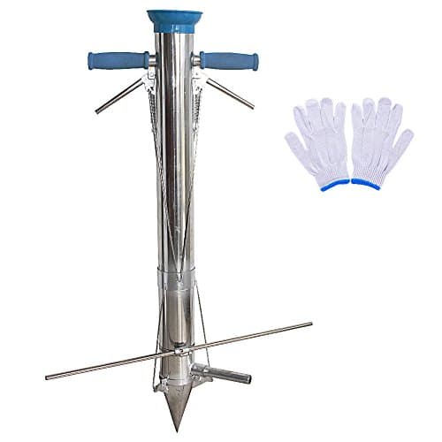 Fbird Manual Bulb Planter Tools, Long Handled Vegetables &amp; Flowers Seedling Transplanter