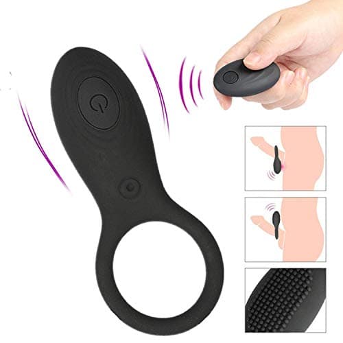New Style New Year Satisfied Wireless Remote Control vibradors for Couple Ring for 10 Speed vibradors for Men Chastity Funny Toys for Couple with Remote,WithRemote