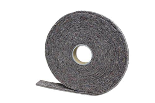 WJ Dennis & Company 65-17 Felt Weatherstrip, 5/8-Inch x 3/16-Inch x 17-Foot, Grey