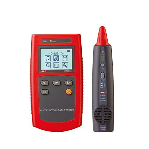 UNI-T UT681A Portable Network Tester Cable Finder set with Loop Resistance Test and Wire Sequence Scanning