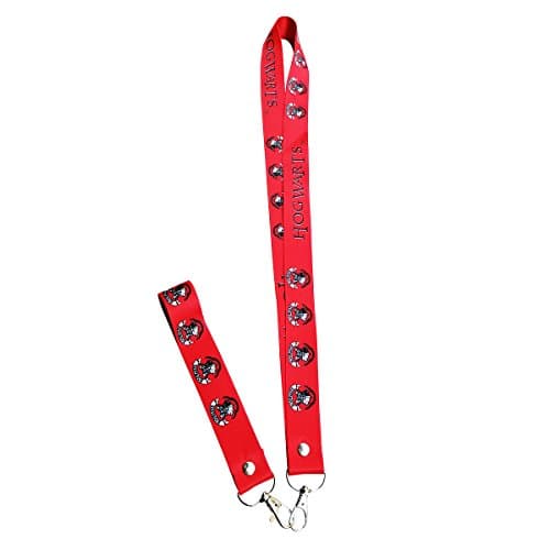 Harry Potter Red Badge Lanyard 0.98 Inch Wide Hogwarts Lanyards for Security badges,ID's,keys,etc