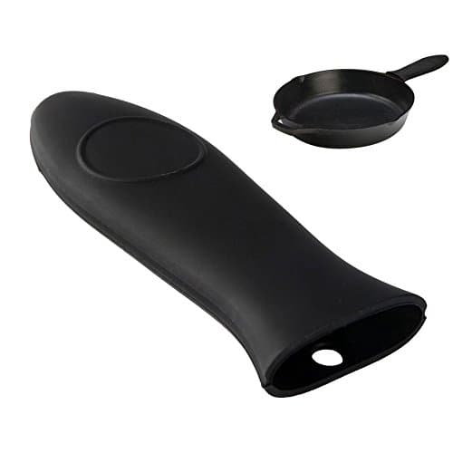 Black Silicone Hot Handle Holder Pot Handle Holder, Cookware Accessories