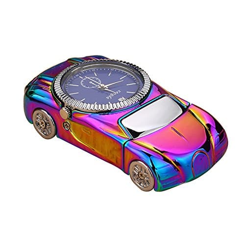 YCJUJU USB Charging Windproof LED Turbo Lighter With Keychain (Colorful)