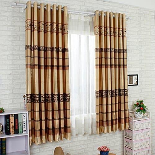 Curtain thermal insulated blackout balcony short half thicker children's room-M 300x200cm(118x79inch)