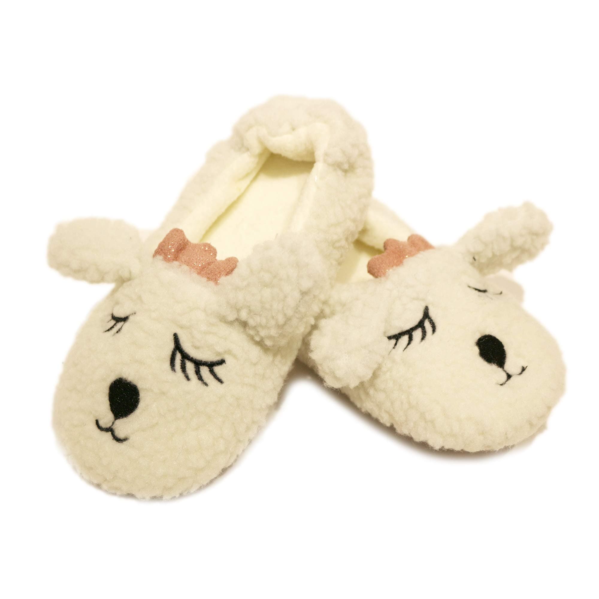 Nicole Miller Toddler Girls Faux Fur Slipper Premium Soft Plush Shoes 1 Year - 5 Years
