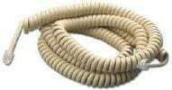 1 X 50 FT. Modular Coil Cord. Ivory