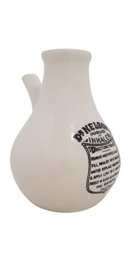 Dr Nelson’s Improved Inhaler, Vocal Steamer White, Complete with Mouthpiece, Large Size : 1000ml