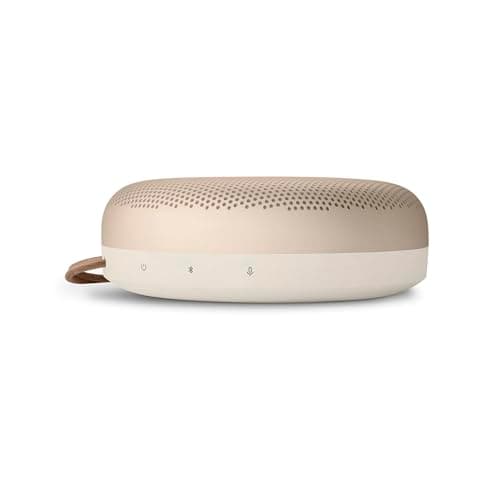 Bang & Olufsen Beosound A1 2nd Gen Portable Wireless Bluetooth Speaker with Voice Assist & Alexa Integration, 3 Microphones for Great Call Quality,IP 67 Dustproof and Waterproof, Gold