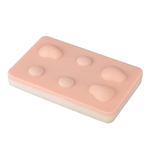 SimCoach Abscess Incision & Drainage Pad (I&D), Sebaceous Cyst Removal Training Pad, Abscess Suture Practice Skin Pad for Training and Demonstration