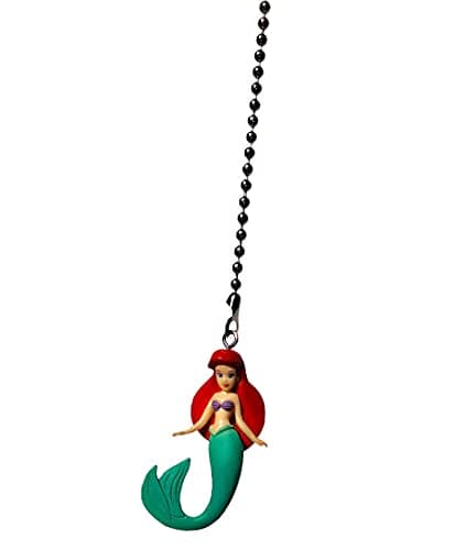 Ariel The Little Mermaid Ceiling Fan Pull Chain Ornament Extension Extender Dangler