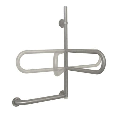 Healthcraft Dependa-Bar Lower Grab Rail Size: 18", Finish: White