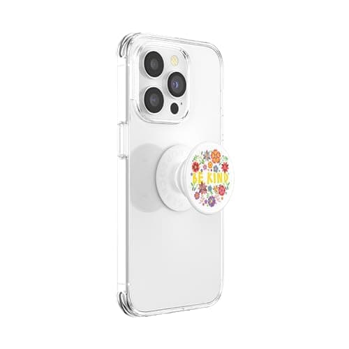 POPSOCKETS Phone Grip with Expanding Kickstand - Be Kind Embroidery