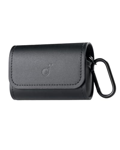 soundcore by Anker, Travel Case for AeroFit Series, Fits All AeroFit Earbuds, Anti-Scratch, Portable, Magnetic Closure, Black