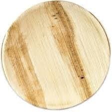 Eastern Treasure Bio-Degradable Areca Palm Plates - 10 inch Round - 25 Plates