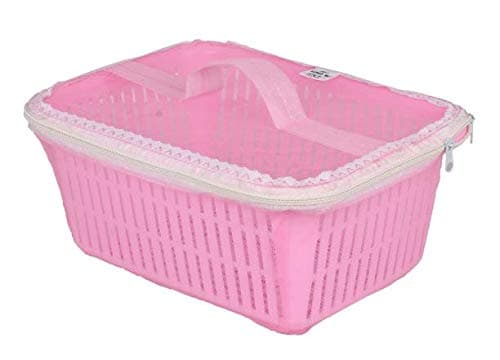 MYCART : Plastic Fruit and Vegetable Storage Basket with Net Cover