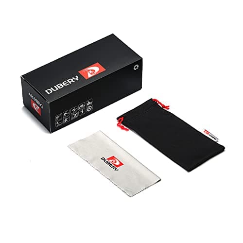 DUBERY Classic Polarized Sunglasses for Men Women Retro 100% UV Protection Driving Sun Glasses D731