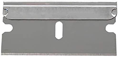 INDUSTRIAL STRENGTH COATED STEEL RAZOR BLADES BOX of 100
