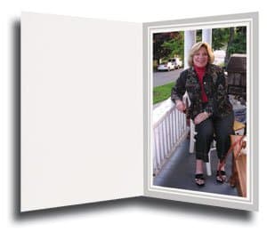Cardboard Photo Folder for a 8x10 Photo (Pack 0f 50) Light Gray