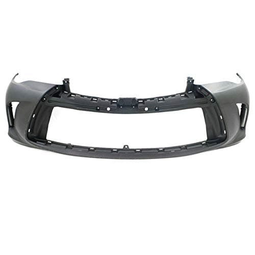 For 15-17 Camry Front Bumper Cover Assembly Primed w/o Park Assist Sensor Holes