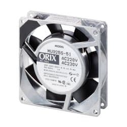 ORIX Single-Phase 115 VAC Axial Cooling Fan - 3.62 in. (W) X 3.62 in. (H) [92 mm (W) X 92 mm (H)]