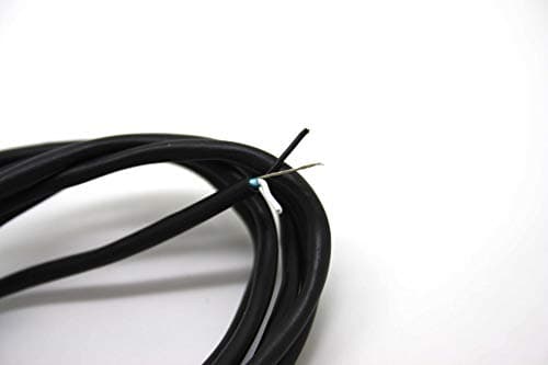 6 feet Gavitt 2-Conductor Guitar Wire with Ground, Black Jacket