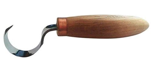 STRYI Wood Carving Hook Knife, 0.6-inch Internal Radius, Hand Made in Ukraine