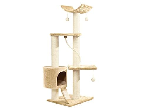 ZOOFARI® Cat Scratching Post Large 70 x 120 x 55 cm Beige