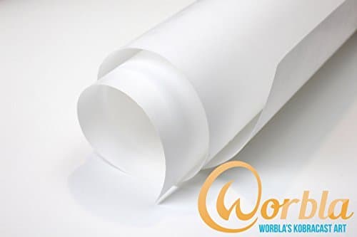Worbla's Kobracast Art Sheet Size M (29x19 Inch Sheet) Lightweight Thermoplastic Material with Internal Mesh Structure for Cosplay and Crafts