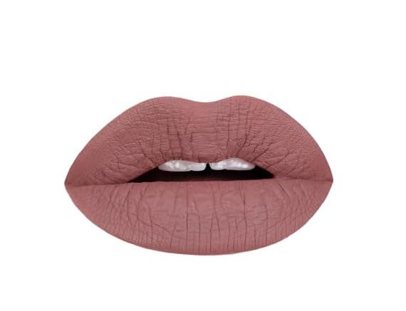 Matte Liquid Lipstick | Grey Brown Lip Color, Greige, Vegan, Cruelty-free, Waterproof, Long-Lasting, Dye and Lead-Free Lipstick (Sepia Brown)