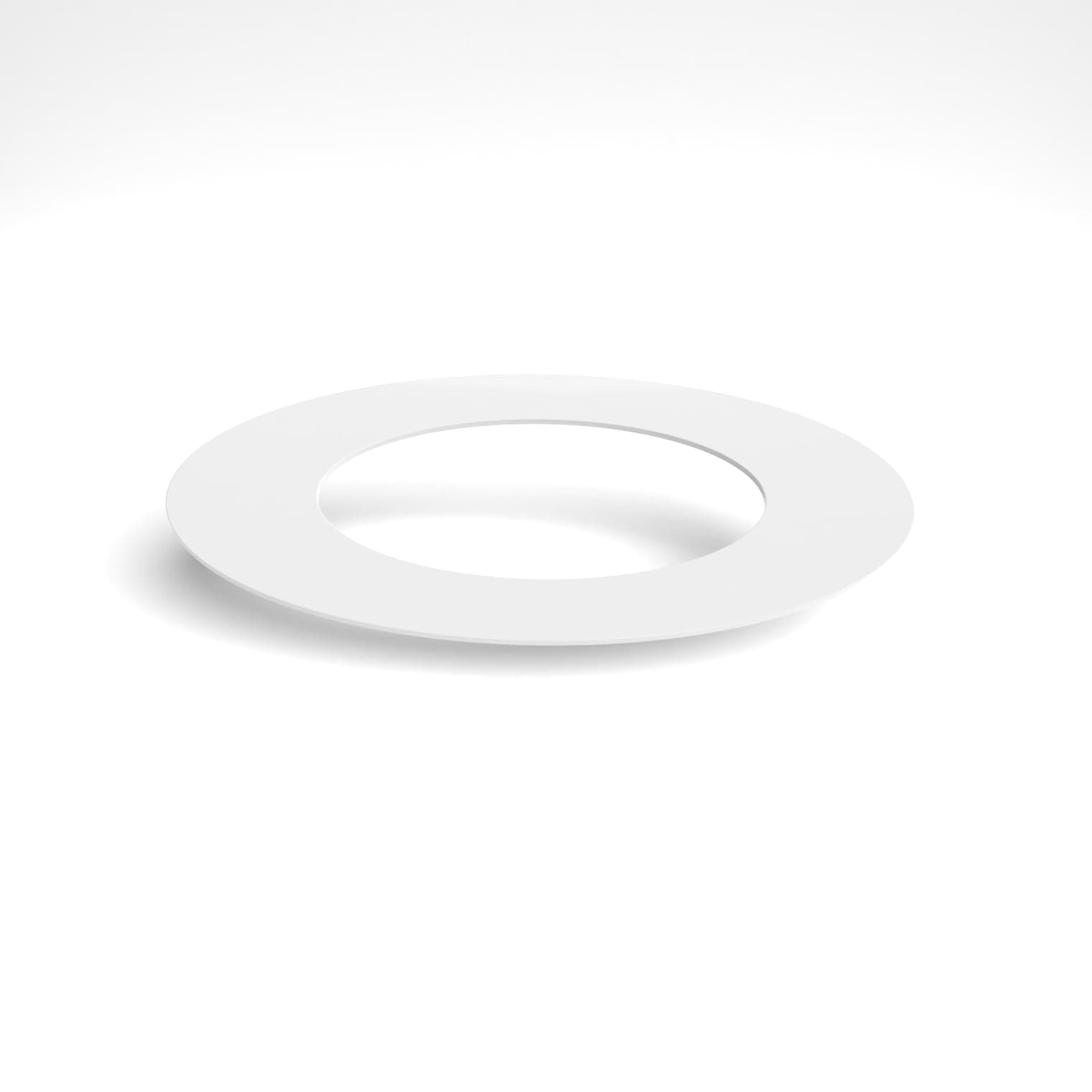 Round Downlight/Spotlight Surround/Bezel Repair Ring MATT White (90mm Hole, 150mm Outside)
