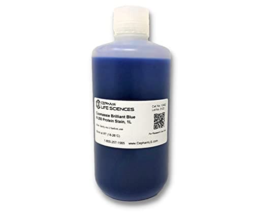 Coomassie Brilliant Blue R-250 Protein Stain Solution - 1 L -from Cepham Life Sciences