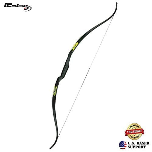 Rolan Snake Recurve Bow, 48 Inch 15 Lbs, Black