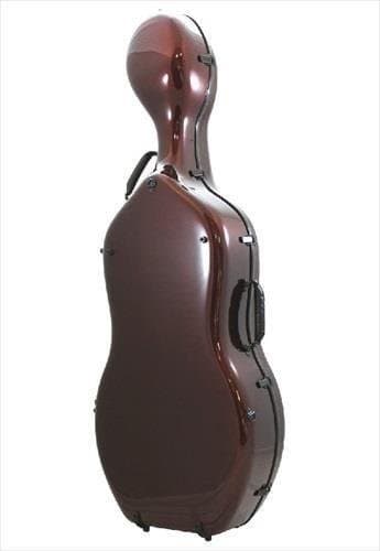 CC062 Orchestra Composite Carbon Fibre Cello Hard Case: Midnight Red