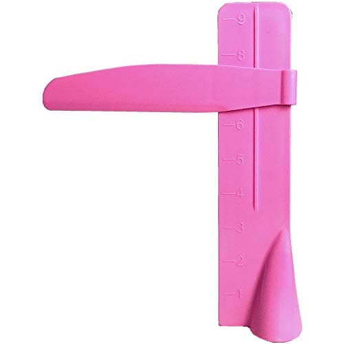 Adjustable Cake Smoother Tool for Icing, Fondant Cream smoothing. (Pink)