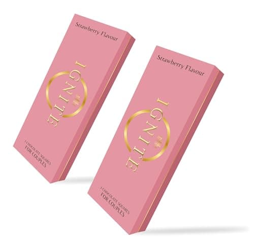 MBDH Wellness Ignite Chocolate Bars(1 Box) Luxurious Strawberry Flavour Chocolate For Uplifting Mood & Vitality Ideal For Men & Women,Vegetarian And Gluten-Free Delight (Pack of 2), 280 gram